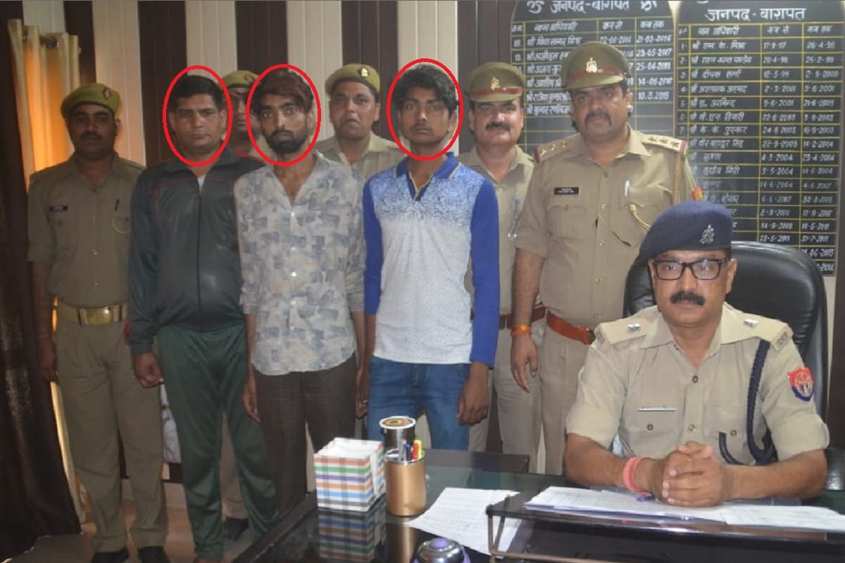 Baghpat police caught illegal liquor on Eastern Peripheral Expressway and arrested five accused