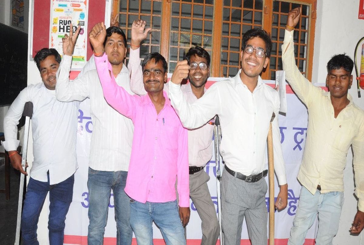 Seven divyangs gets jobs by Amar Ujala Foundation