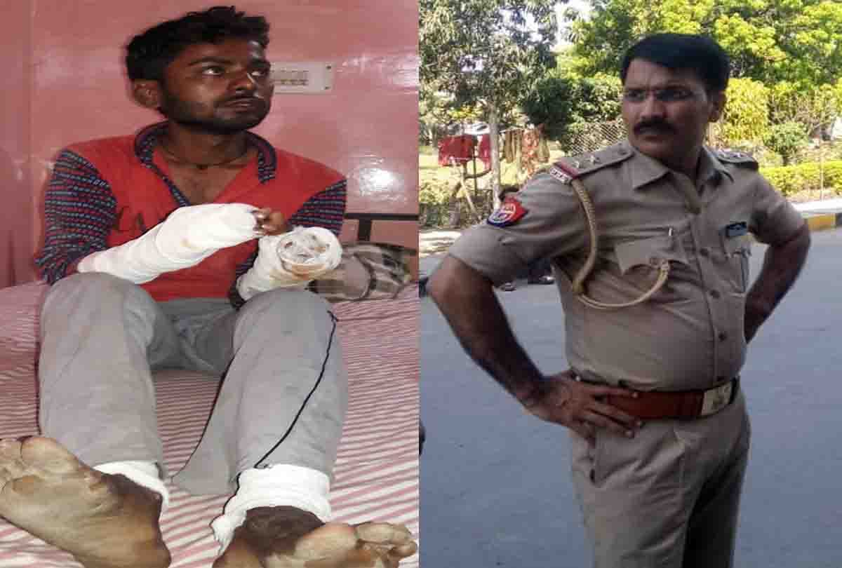 up police give third degree to man