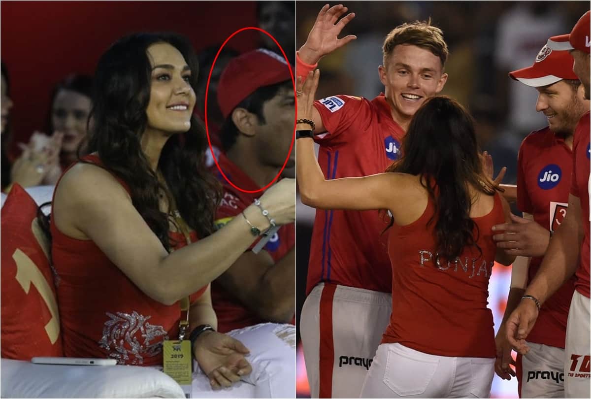 IPL 2019: Sushant Singh Rajput aka Dhoni came to cheer KXIP with Preity Zinta