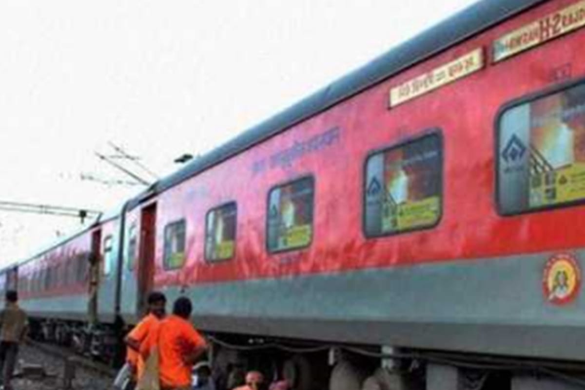 Two people died after being hit by a train