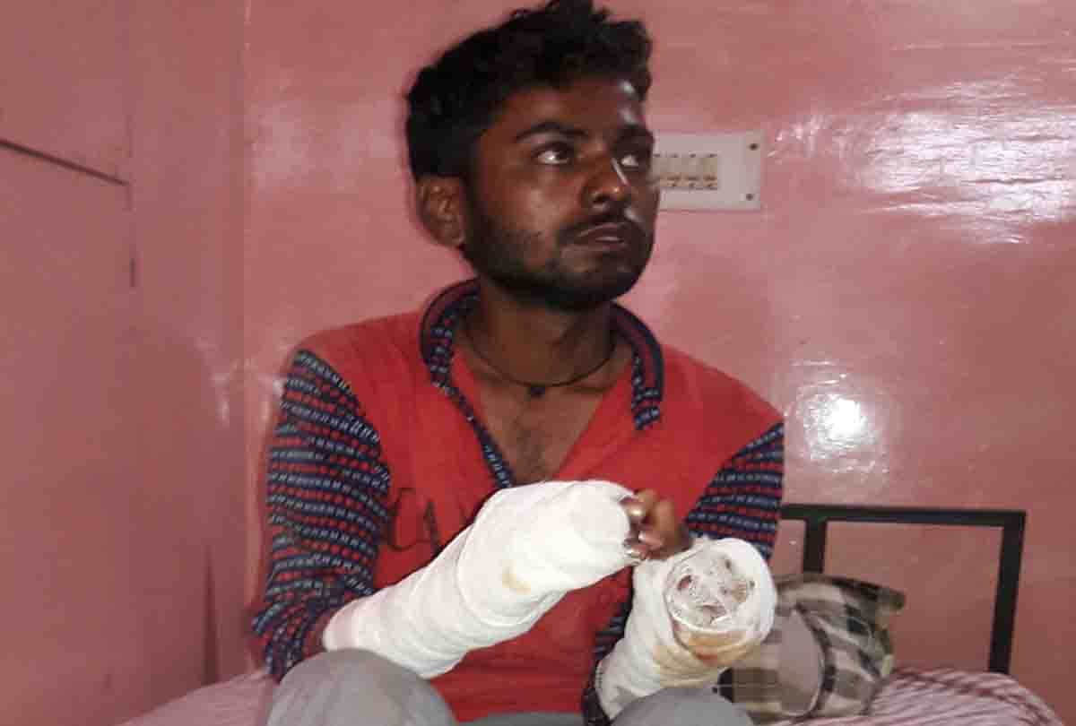up police give third degree to man