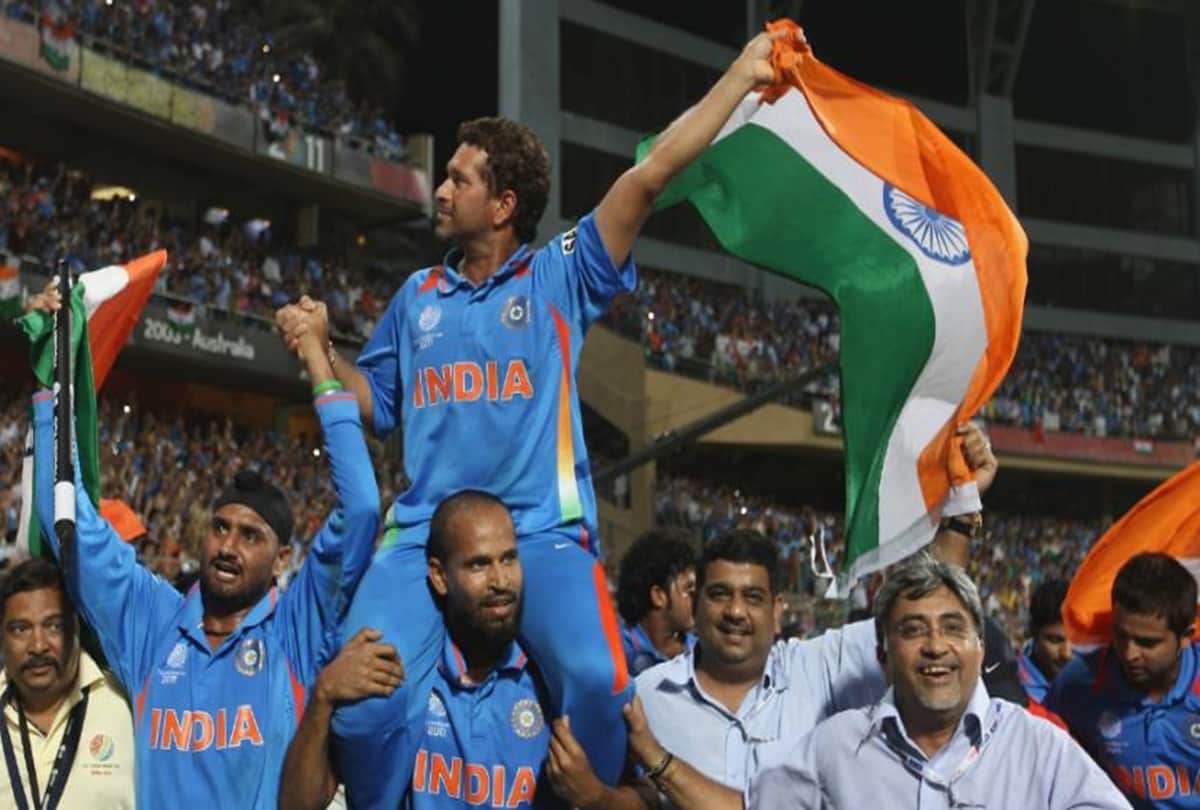On this day 2 april 2011 when Indian cricket team wins odi world cup for second time