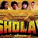 Sholay film poster