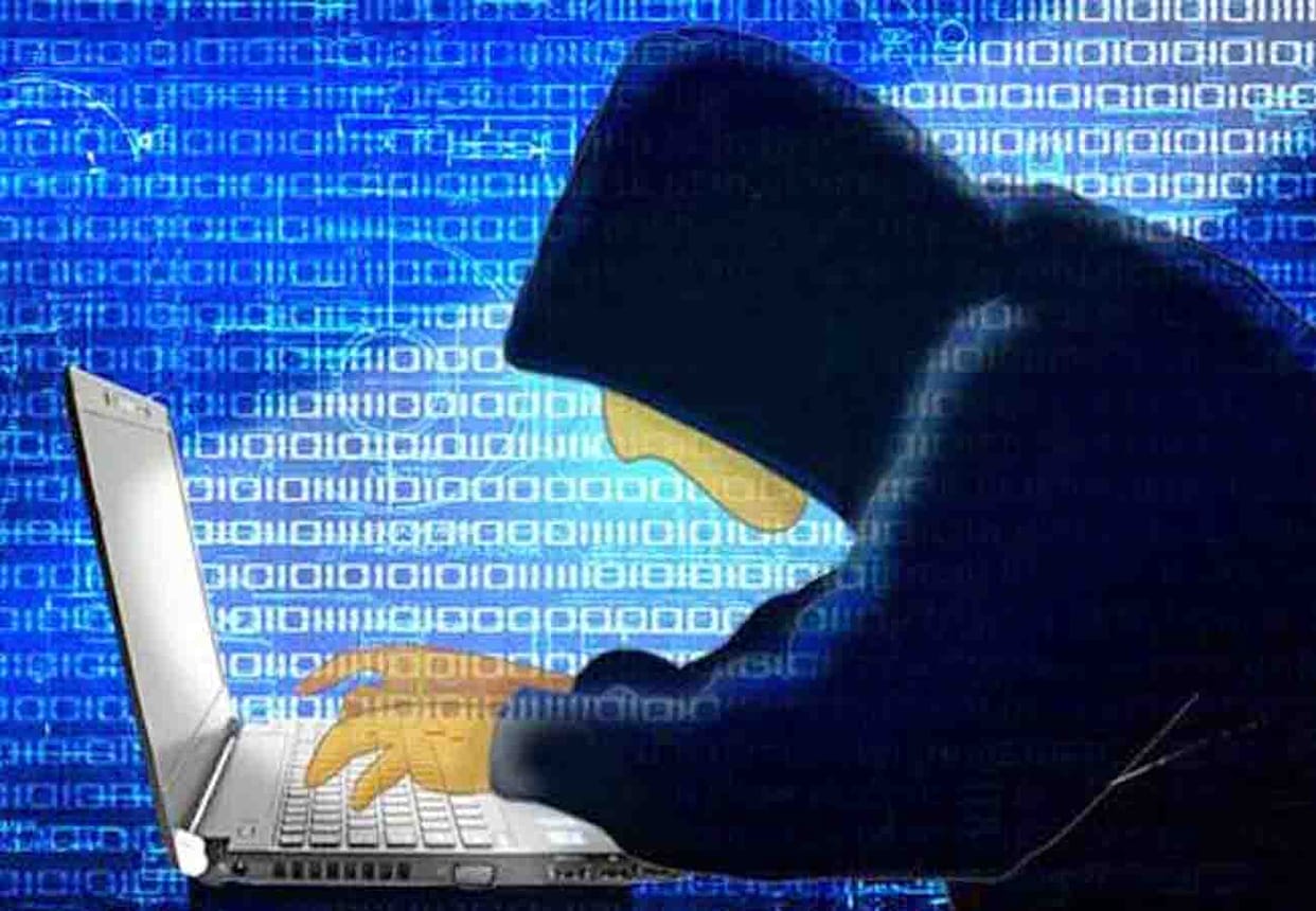Hacked data by cyber attack from RanSomware virus