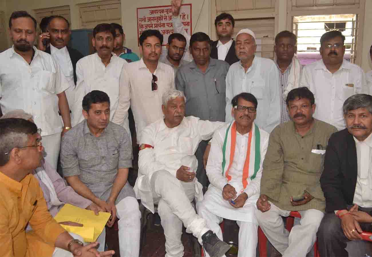 Congress candidate shriPrakash Jaiswal Nomination lok sabha election 2019