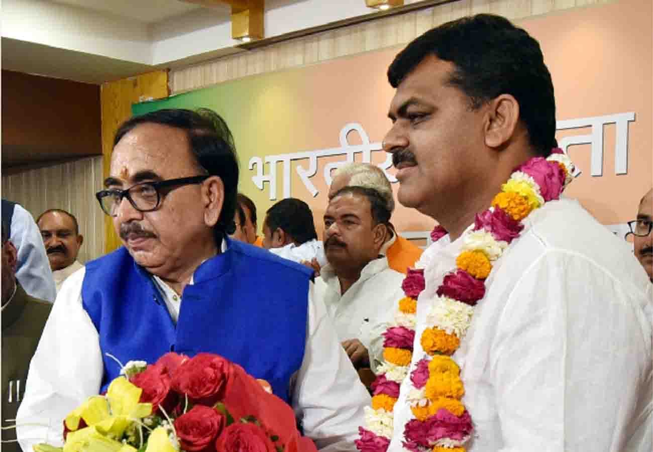 bsp leader nirmal tripathi joins bjp  lok sabha election 2019