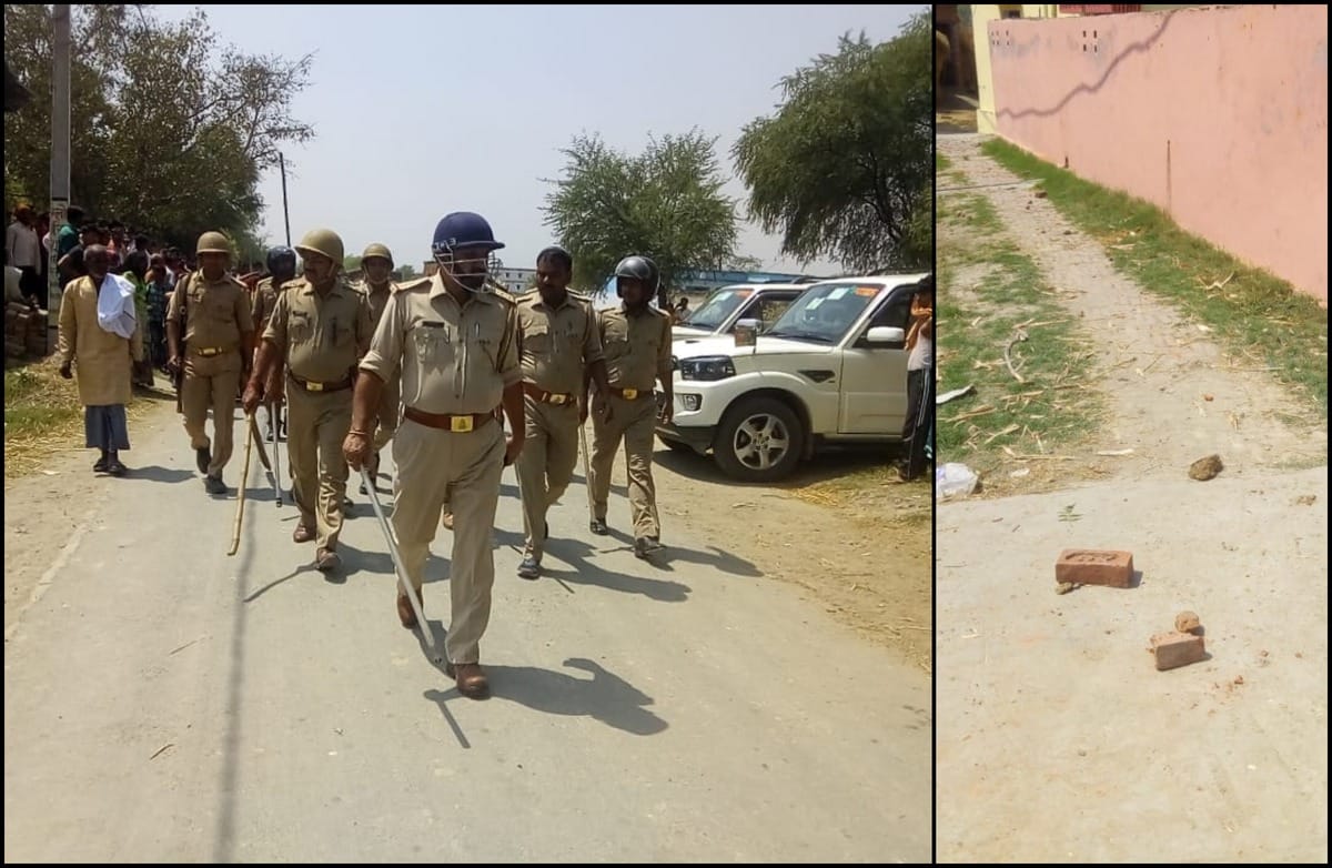 woman and a man injured by shooting in dispute in ghazipur