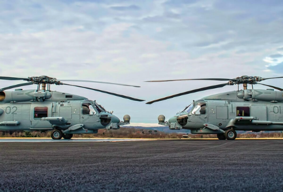 Donald Trump India Visit : MH 60 Romeo Seahawk and AH 64 E Apache Helicopters Specialty