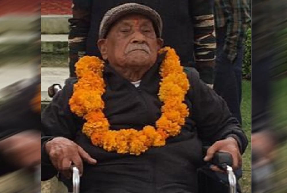 Honorary captain Madho Singh passed away in 101 Age 