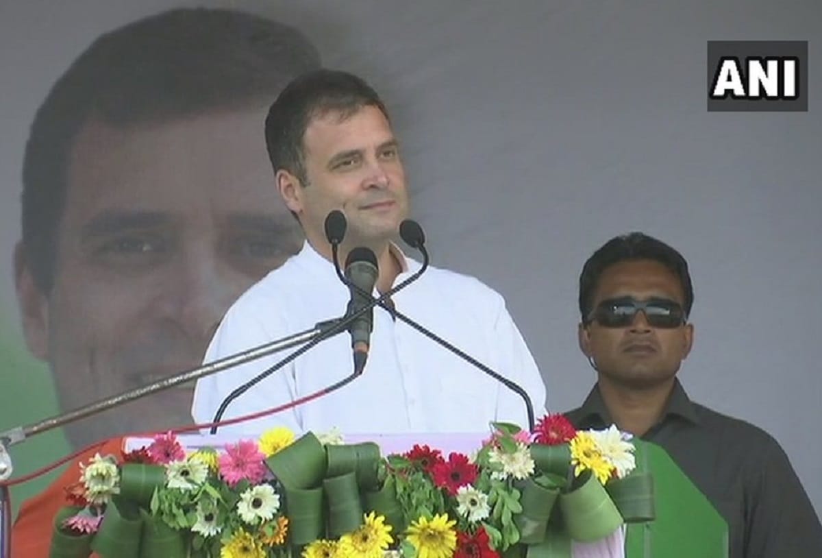 Lok Sabha Chunav 2019: Crowd Chants Modi Jindabad in Rahul Gandhi rally