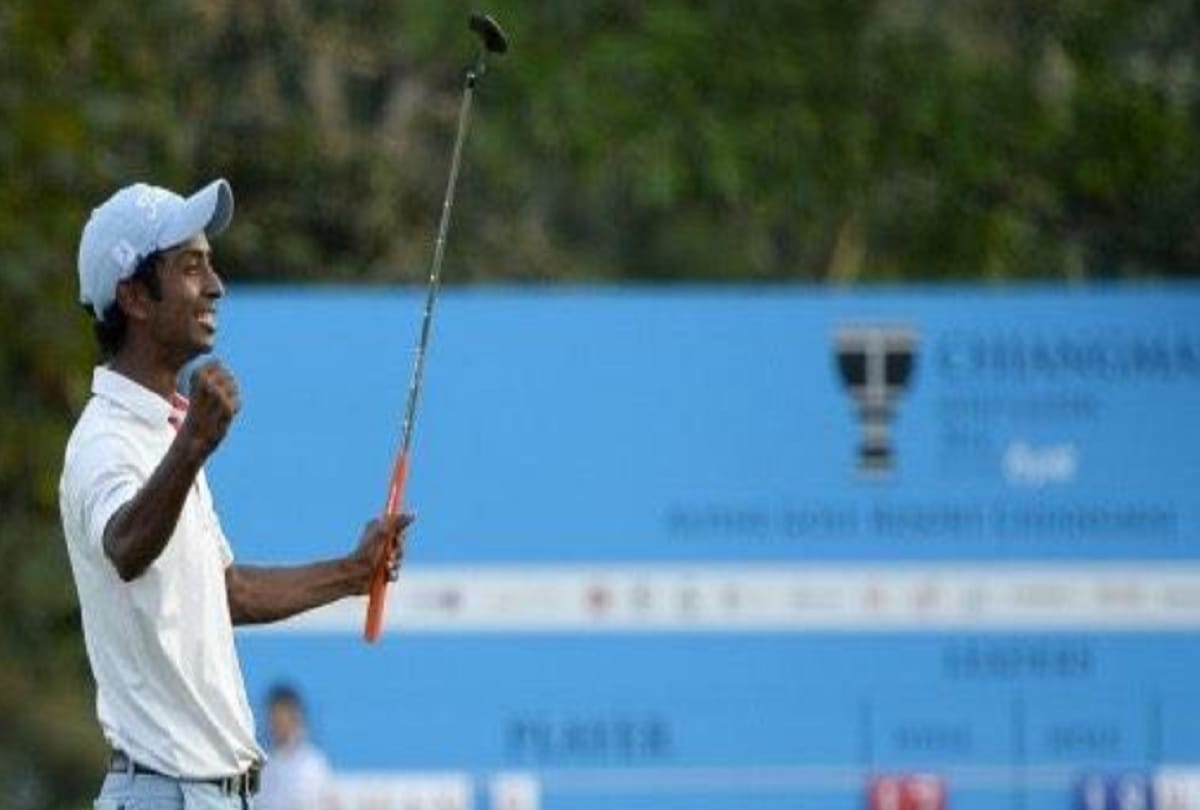 Golfer Rashid is jointly ranked 7th scoring five under 66