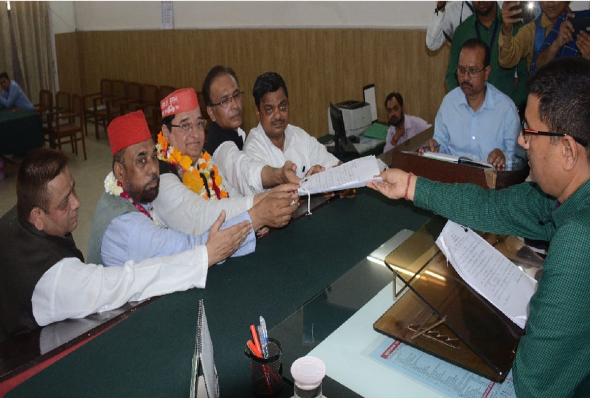 lok sabha elections 2019 SP leader st Hasan filled nomination