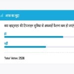 Amar Ujala Poll : Tip line service of whatsapp will be able to prevent fake news