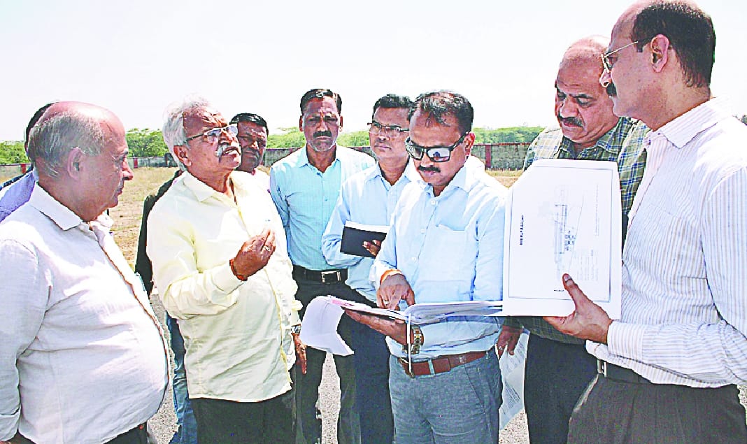 Air flight will start after 406 acres of land is available