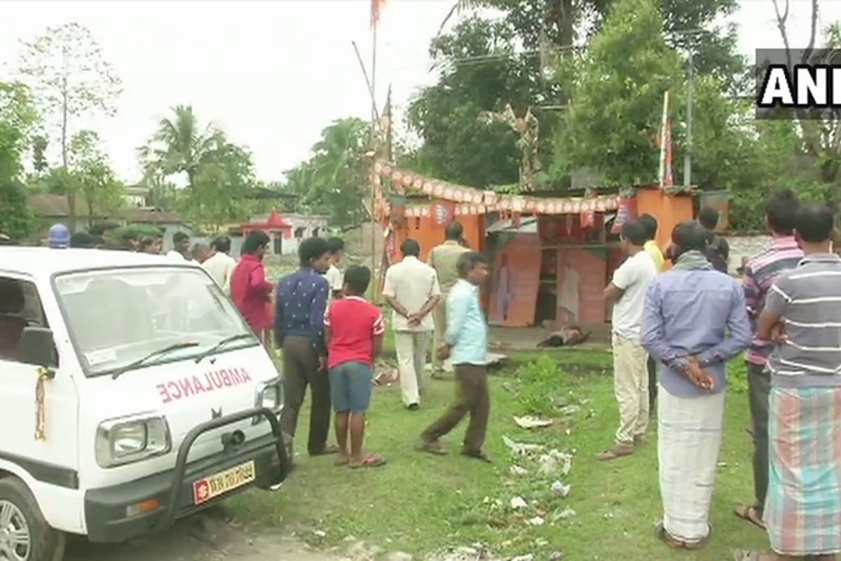 Body of 42 year old man was found hanging at BJP booth office in Siliguri