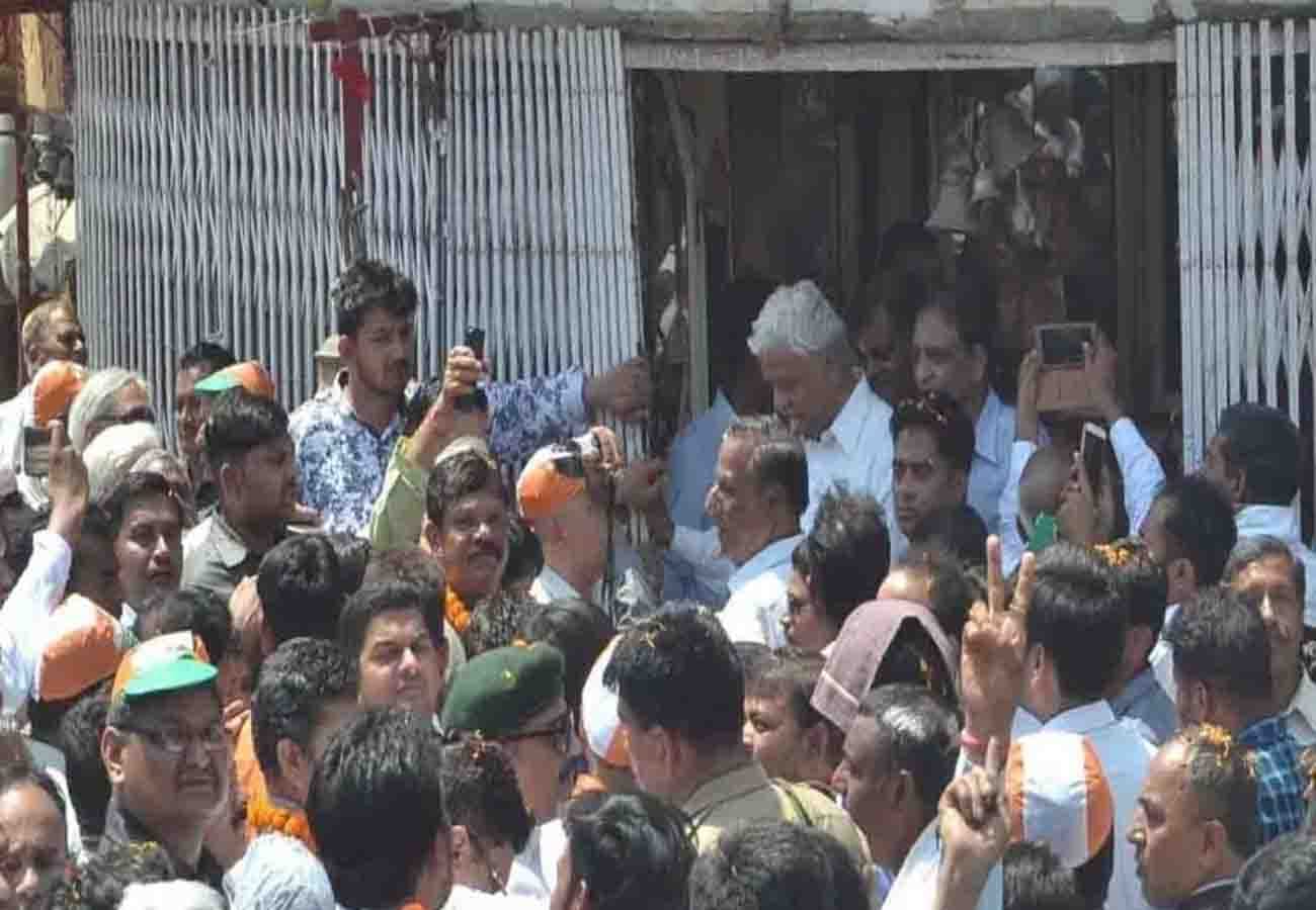 shriPrakash Jaiswal Congress candidate Nomination, lok sabha election 2019