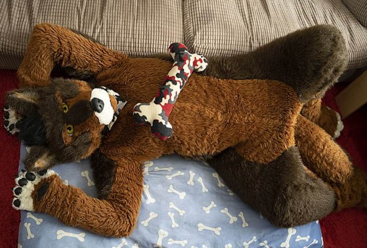 England Man lives as a human pup even eating his meals from a dog bowl and barks at friends
