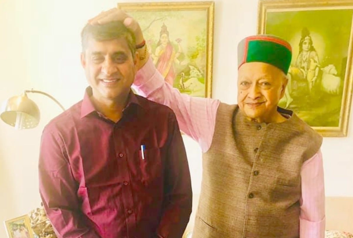 lok sabha election 2019 virbhadra singh blessed pawan kajal