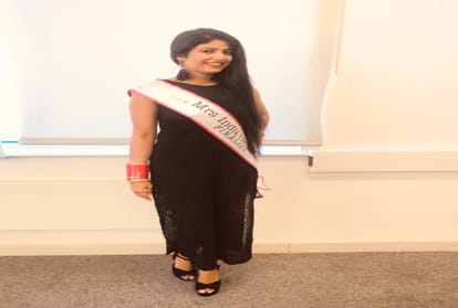 savneet kaur of Himachal in the final of Mrs India UK