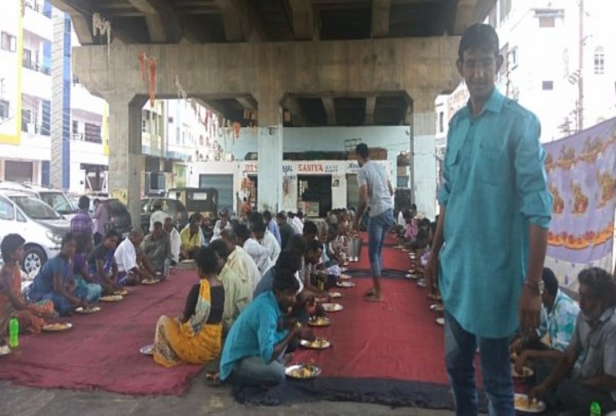 syed osman azhar maqsusi a man from hyderabad who feed 400 people daily
