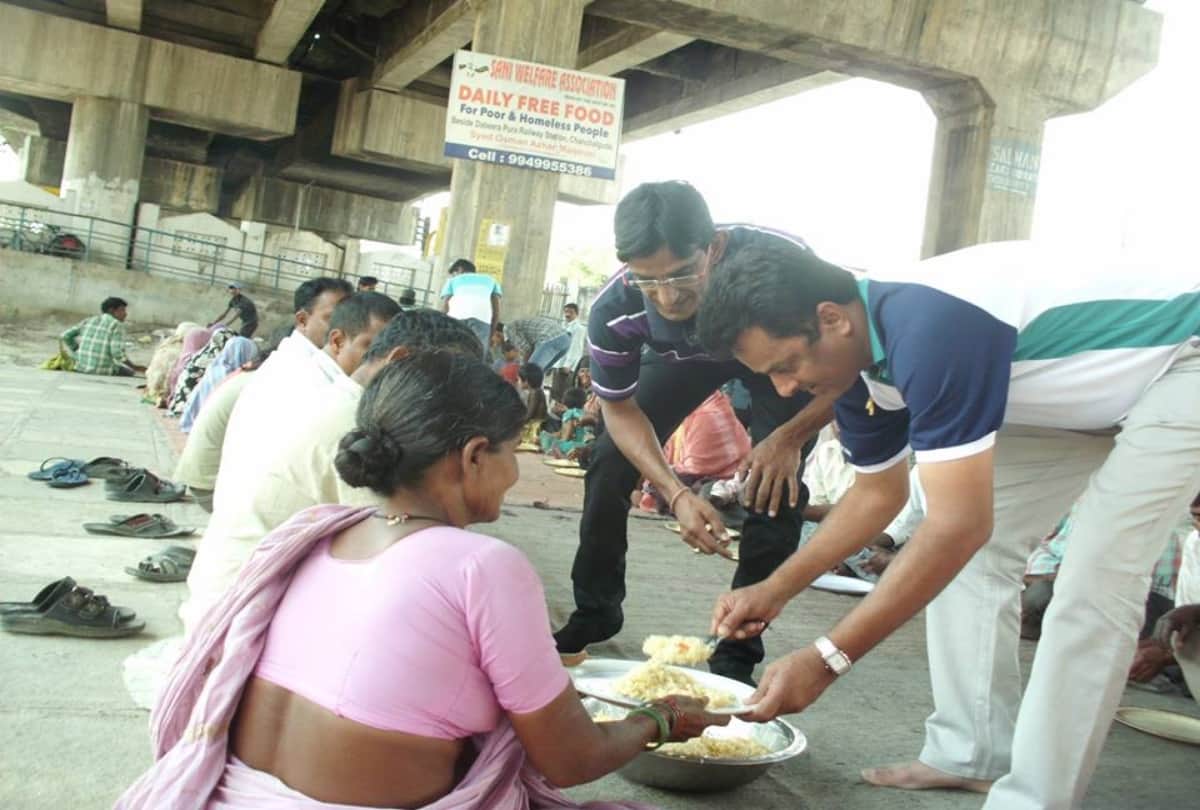 syed osman azhar maqsusi a man from hyderabad who feed 400 people daily