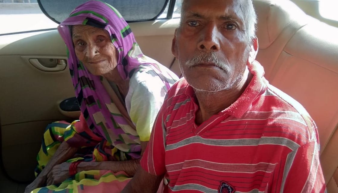 Son and daughter-in-law trap mother and father in varanasi