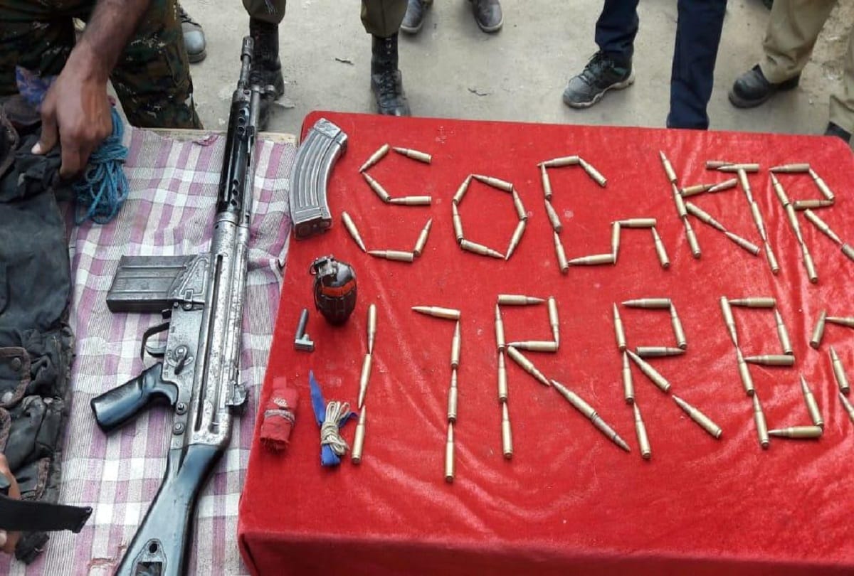 Jammu And Kashmir police found few hide-outs in Marwah area