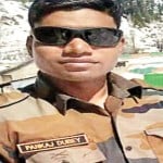 शहीद पंकज दुबे की फाइल फोटो।