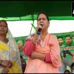 विभा देवी के लिए चुनाव प्रचार करतीं राबड़ी देवी