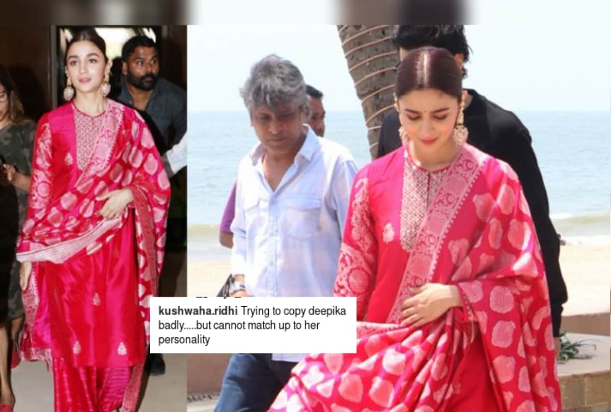 Alia Bhatt latest look trolled compared to Deepika Padukone