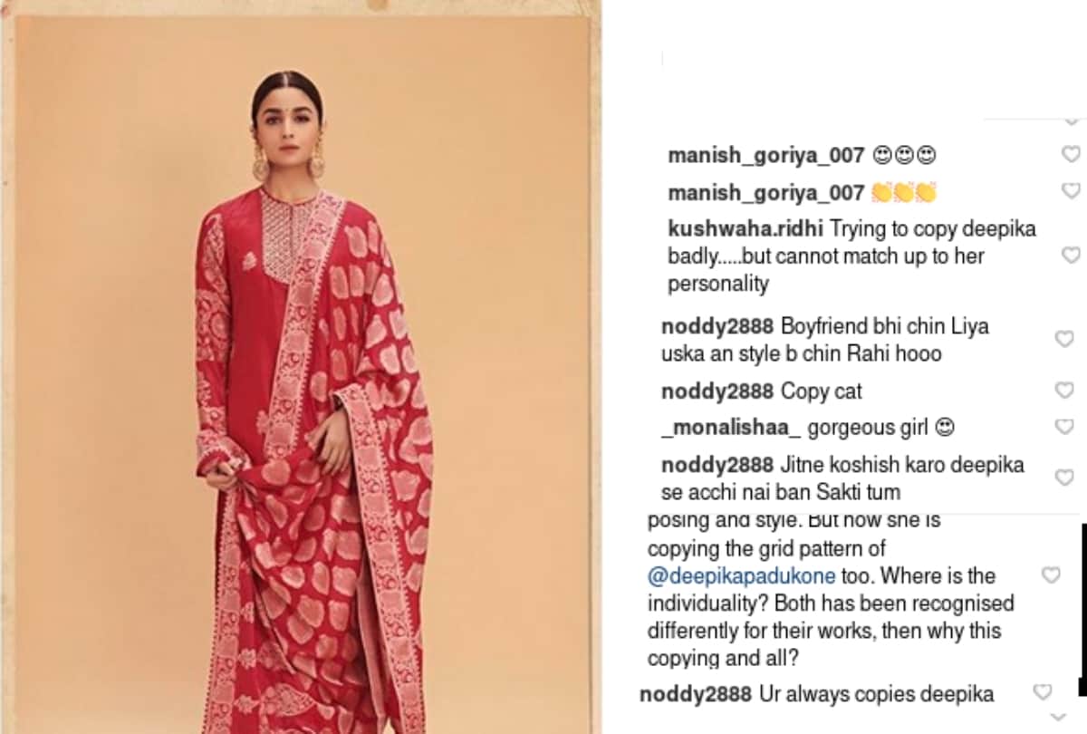 Alia Bhatt latest look trolled compared to Deepika Padukone