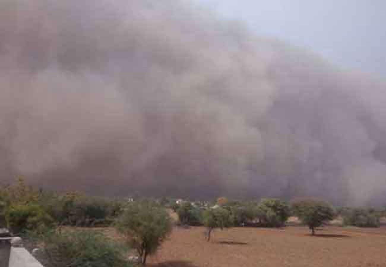 Prediction of Meteorological Department for summer dust storm in up