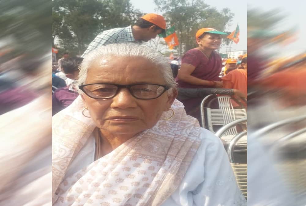 Lok sabha elections 2019 old age women blessings pm narendra Modi