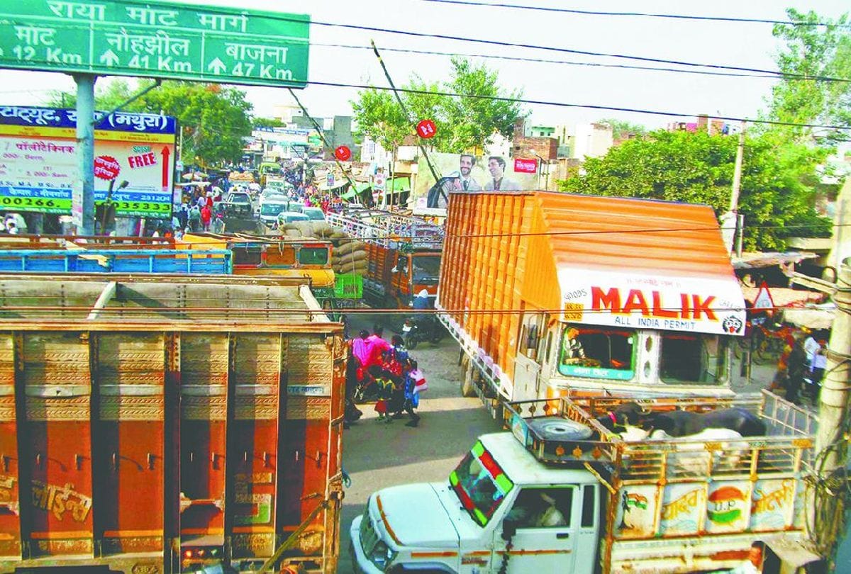 lok sabha elections 2019 mathura people facing traffic jam problem