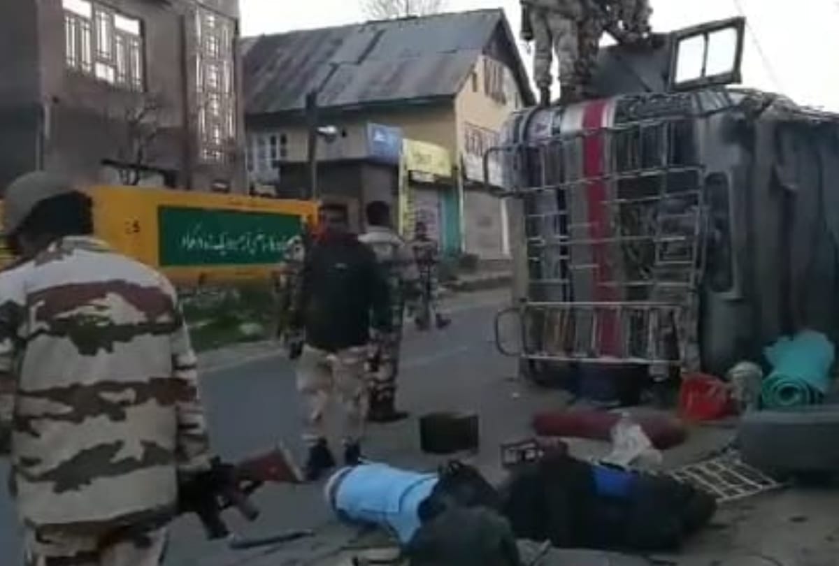 Many ITBP personnel injured in Kulgam Mishap in kulgam jammu