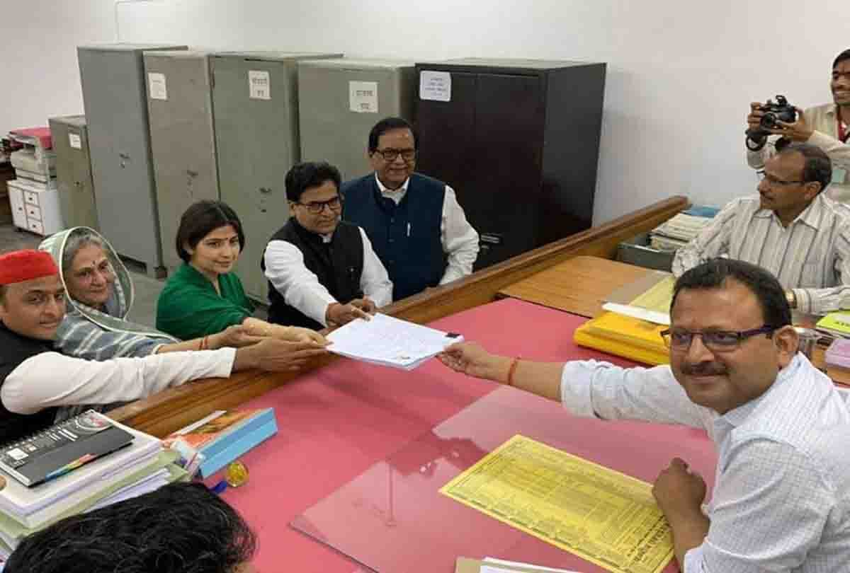 dimpleyadav nomination for lok sabha elections 2019