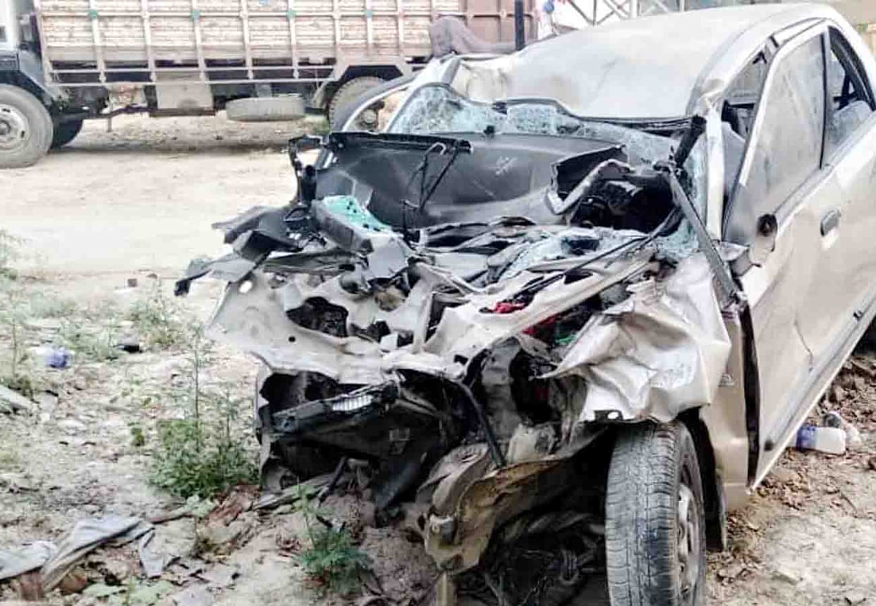Four people of the same family die in road accident