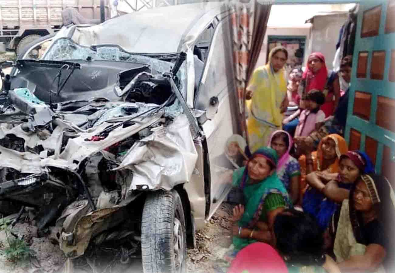 Four people of the same family die in road accident