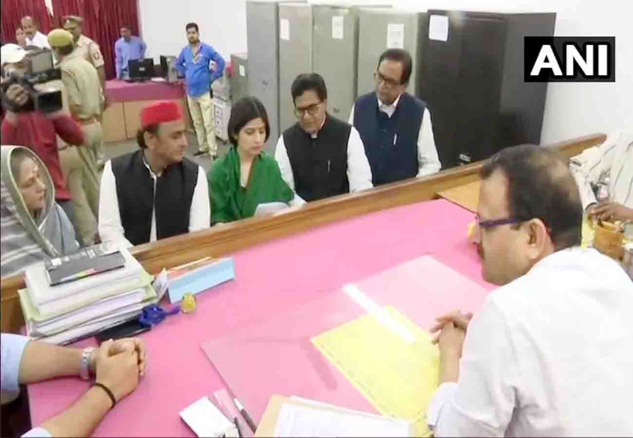 dimple yadav nomination for lok sabha election 2019
