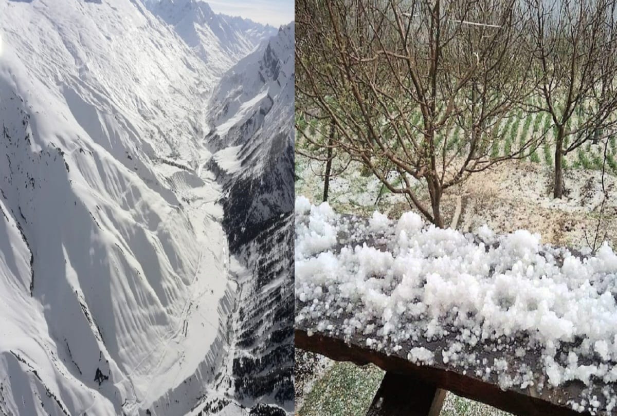 snowfall and hail storm recorded in himachal pradesh