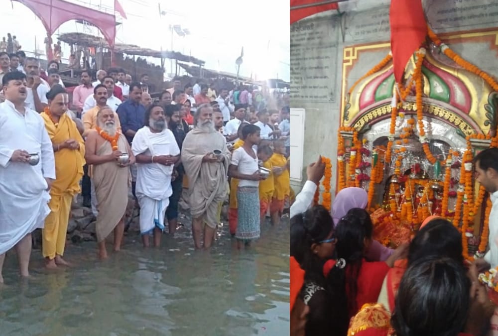 people worship on first day of navratri.