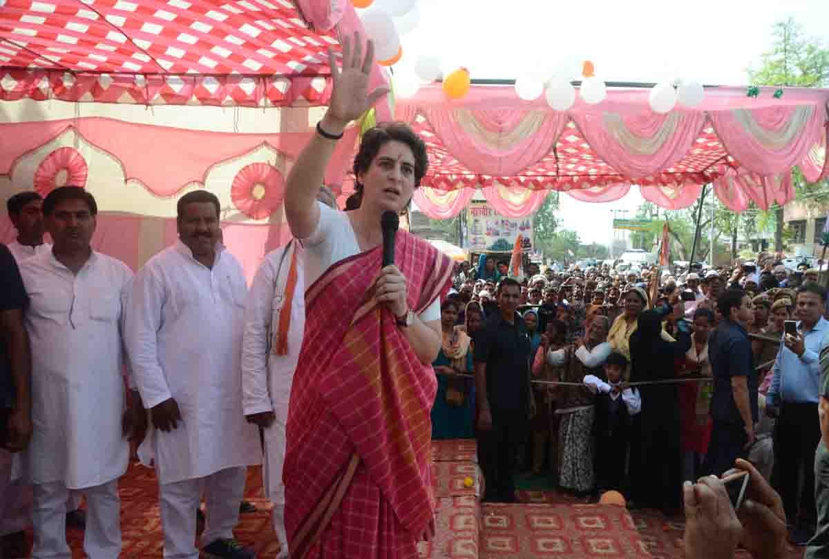 priyanka gandhi vs bjp in lok sabha elections 2019