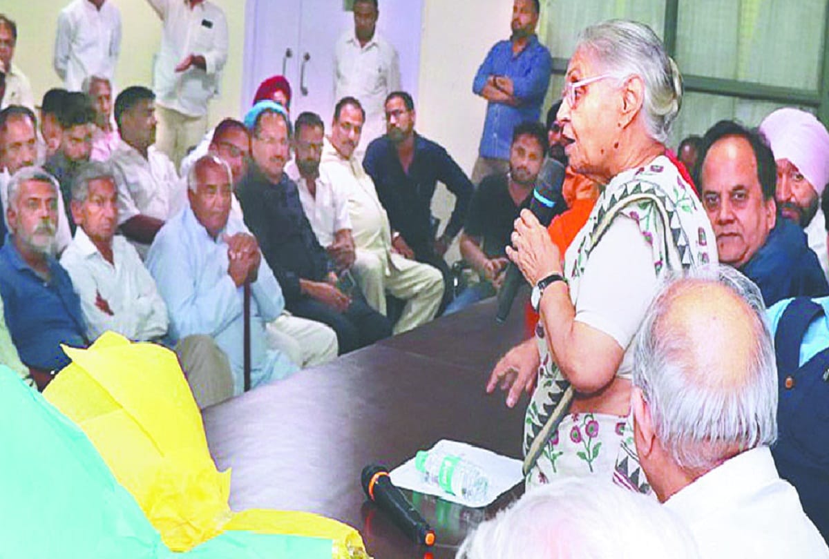 Sheila Dikshit said in a meeting with traders- If Congress comes, then GST rates will be Down