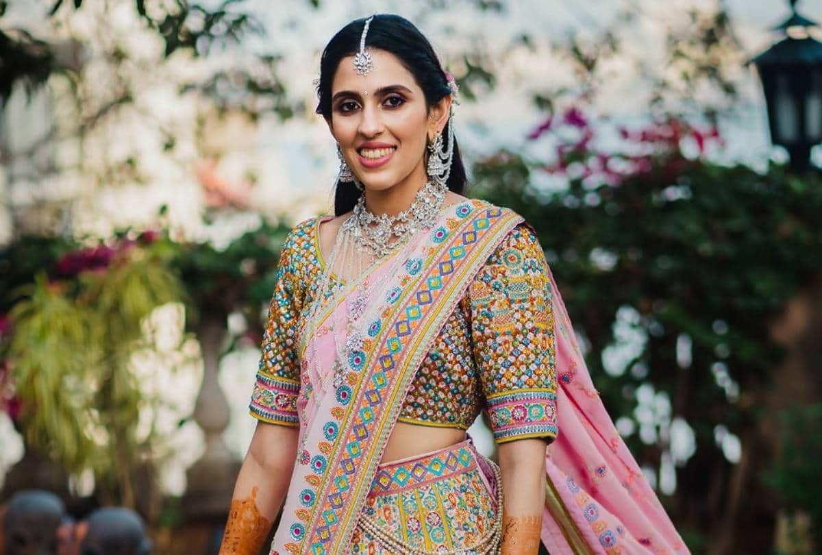 Shloka Mehta looks drop dead gorgeous in floral yellow lehenga