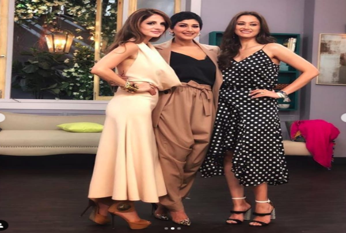 sonali bendre new look in classic pantsuit during vogue bff photoshoot is worth 1 lakh rupees