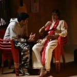Abhishek Bachchan with Amitabh Bachchan