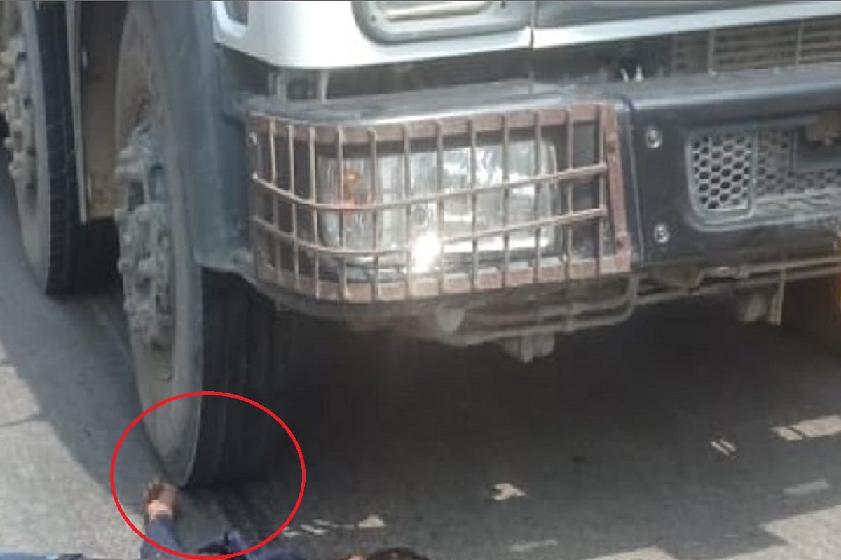 Two killed including a young man in truck accident at Bijnor