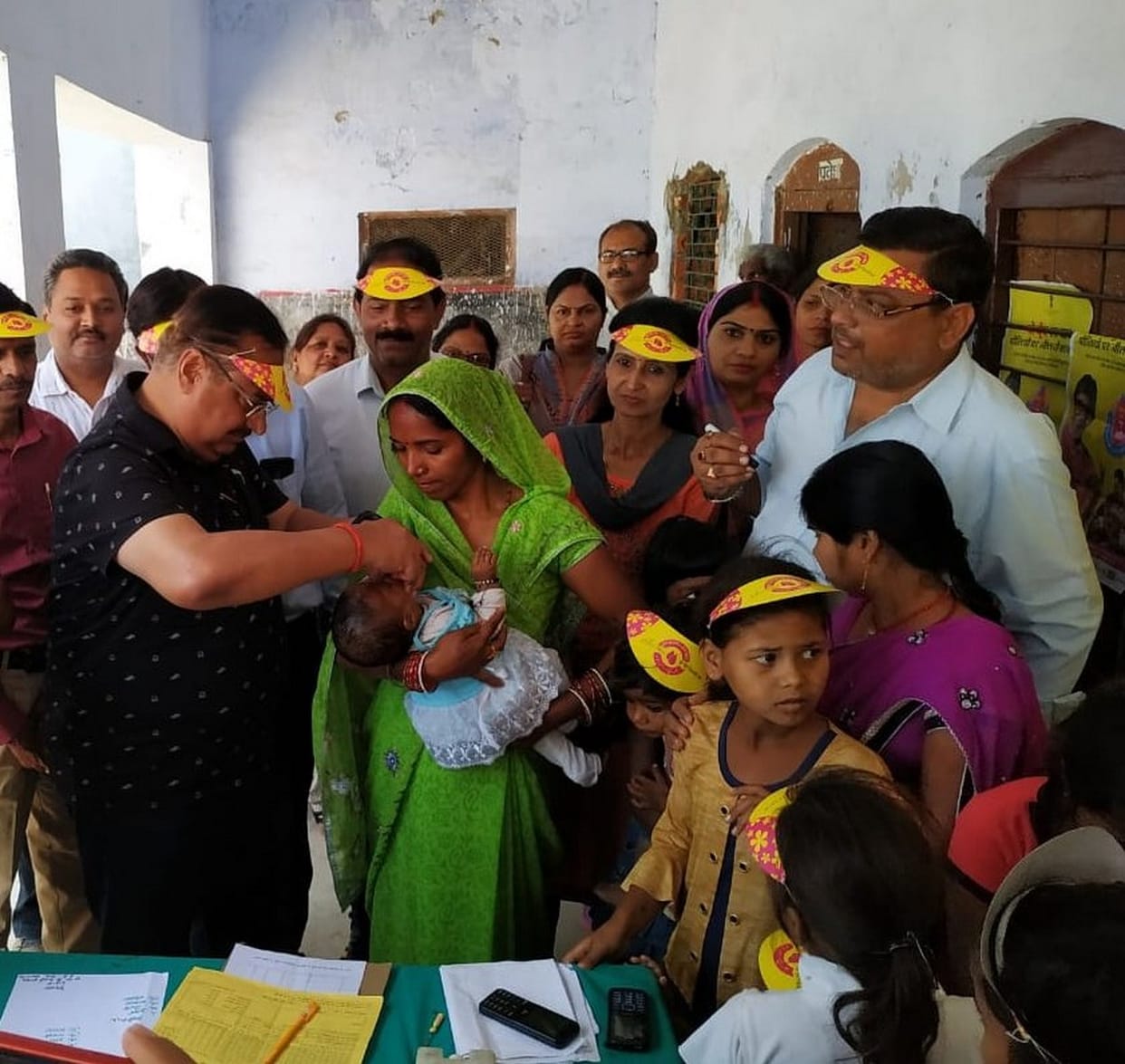 बूथ दिवस पर 60 प्रतिशत बच्चों ने पी पोलियो की खुराक