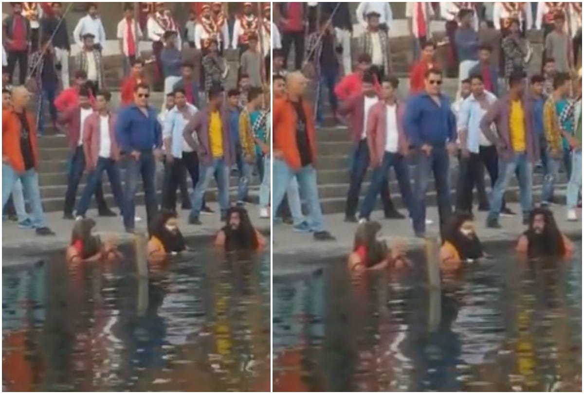Dabangg 3 Salman Khan dancing with Sadhu video leaked